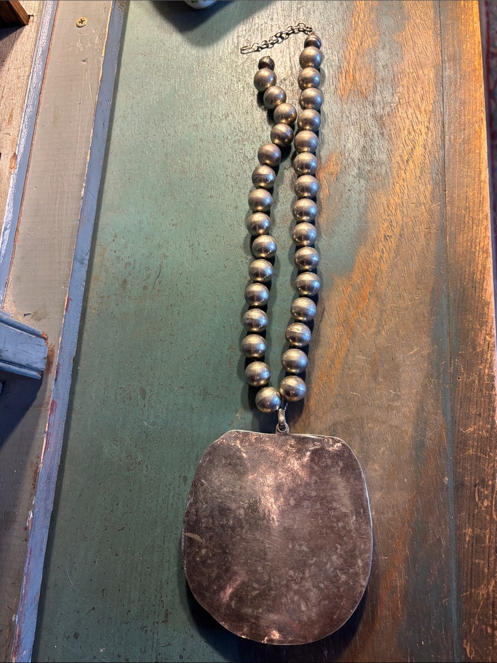 Rare old pawn Heavy sterling silver necklace - Picture 7 of 9